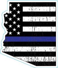 Arizona Thin Blue Line Decal