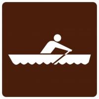 RW-090 - Row Boating Sign