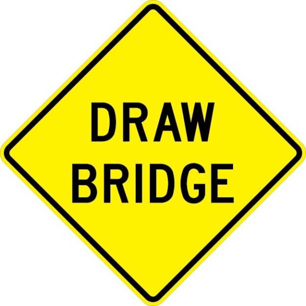 W3-6 - Draw Bridge Sign