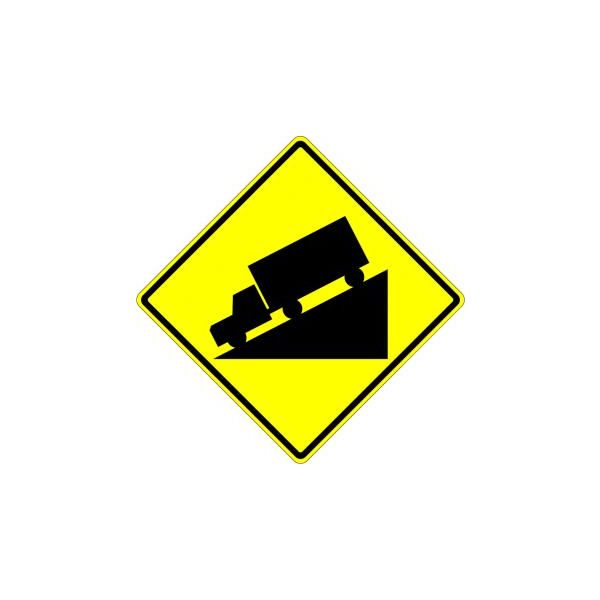 W7-1 Hill Symbol Sign