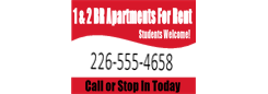 1 and 2 Bedroom Apartments for Rent