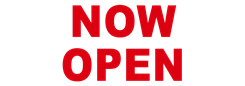 Text Only: Now Open
