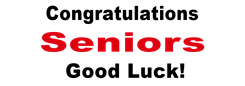 Text Only: Congratulations Seniors