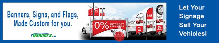 Car Dealership Signage Header | Banners.com