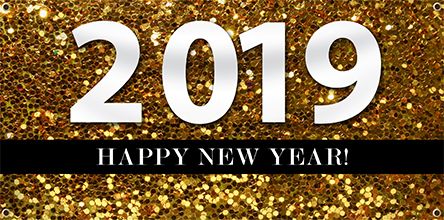 Happy New Year Vinyl Banner Example | Banners.com