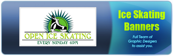 Skating Banners Header Graphic