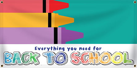 Custom Back to School Banner | Banners.com