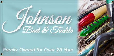 Bait & Tackle Banner | Banners.com