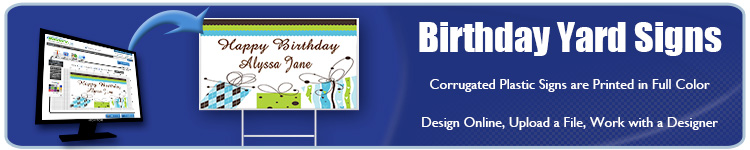 Happy Birthday Yard Signs | Banners.com