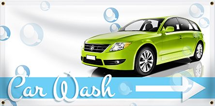 Custom Car Wash Banner | Banners.com