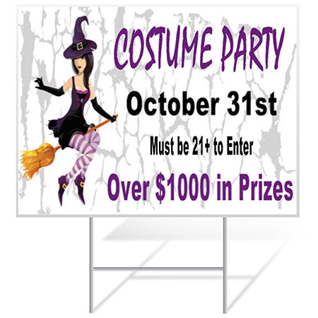 Halloween Yard Sign Samples | Banners.com