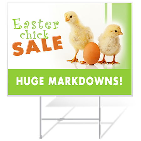 Easter Yard Sign Sample