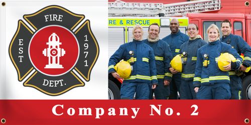 Fire Department Banner | Banners.com