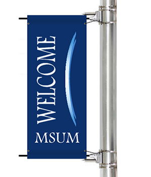 Custom College and University Campus Pole Banners | Banners.com