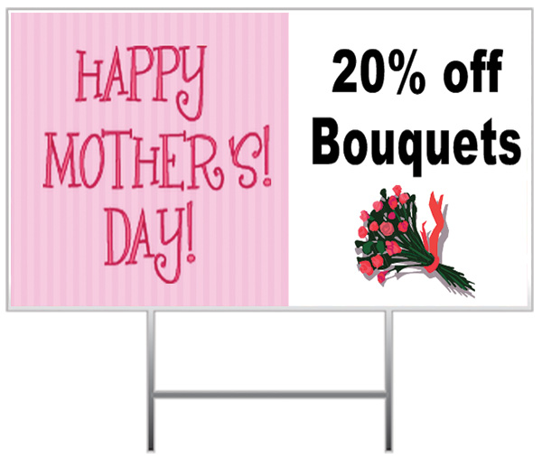 Mother's Day Yard Sign Samples 