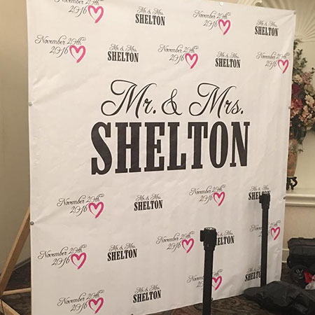 Wedding Backdrop | Banners in Action