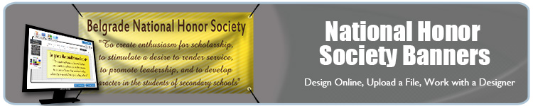 Custom National Honor Society Banners from Banners.com