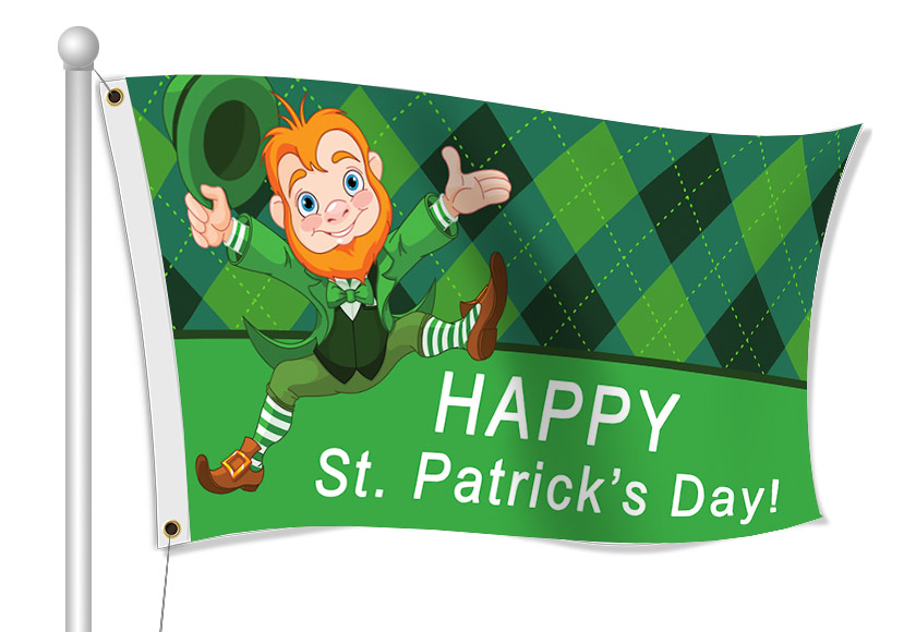 St.Patrick's Day Flags | Banners.com