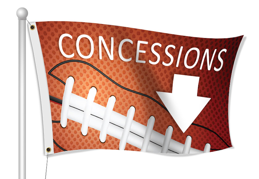 Fabric Flags for Concession Stands | Banners.com