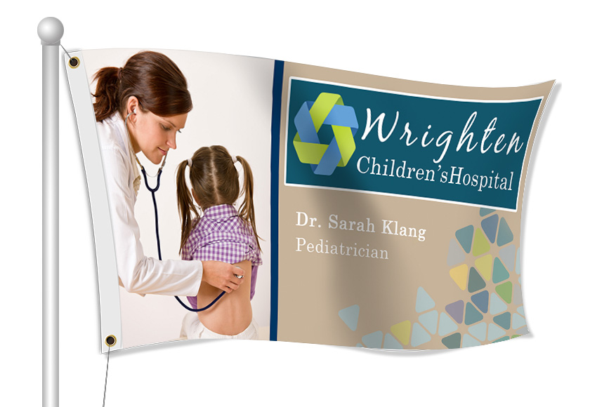 Fabric Flags for Hospitals | Banners.com