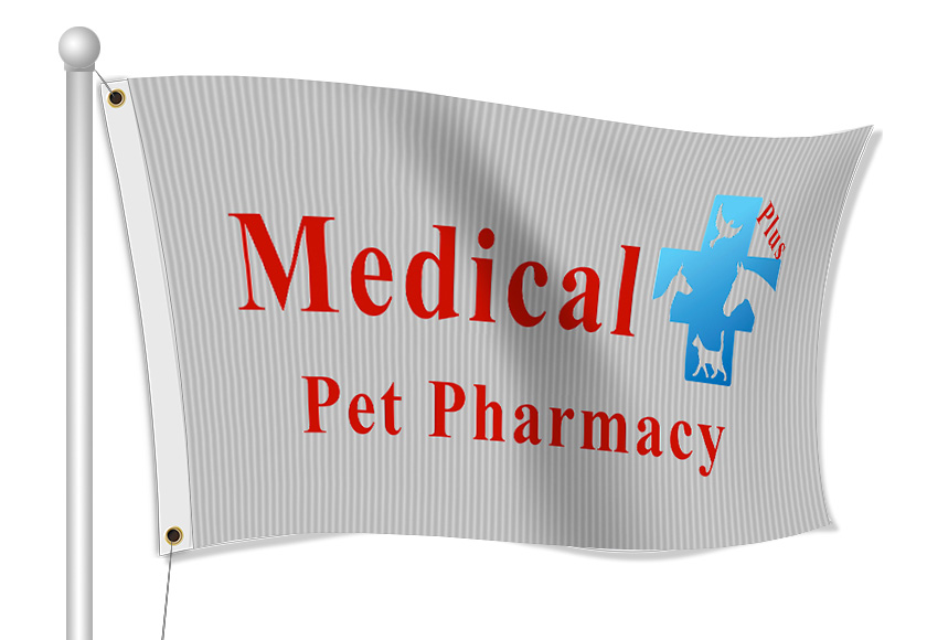 Custom Printed Pharmacy Fabric Flag | Banners.com