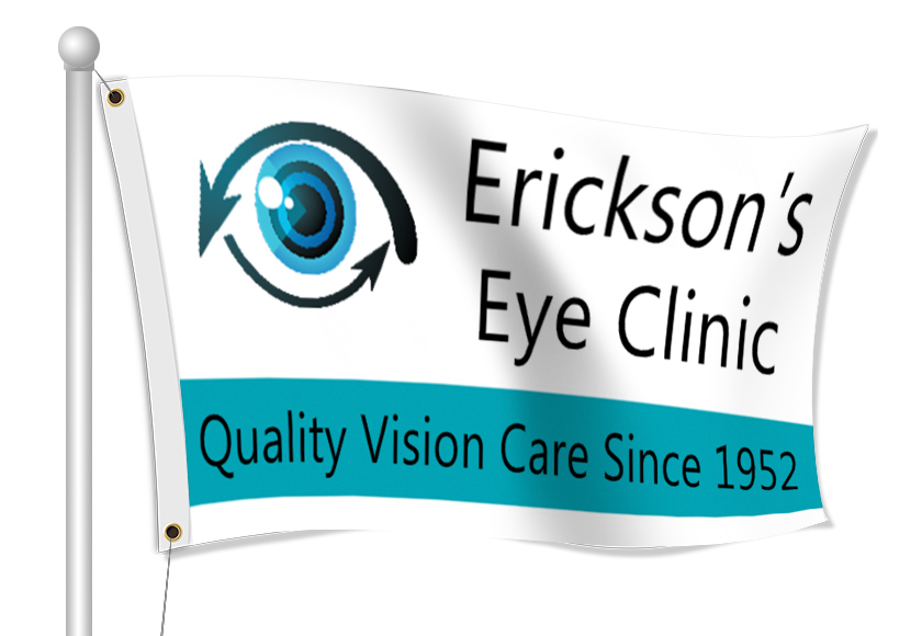 Custom Printed Optometrist Fabric Flag | Banners.com