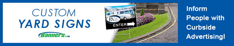 RV Dealership Custom Yard Signs | Banners.com