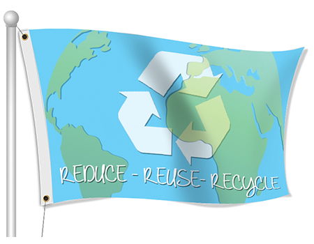 Waste Management Flag | Banners.com