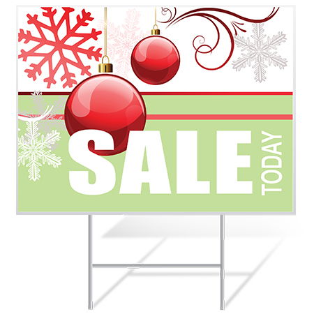 Christmas Yard Sign Example | Banners.com