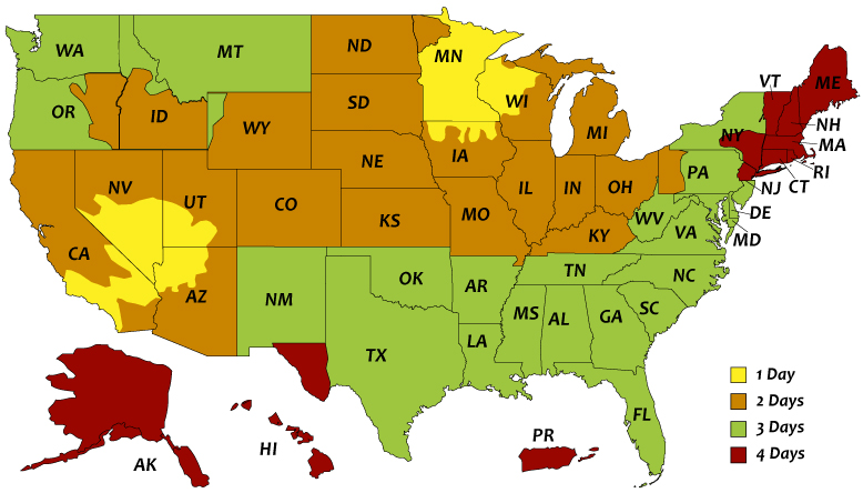 Banners.com Shipping Map