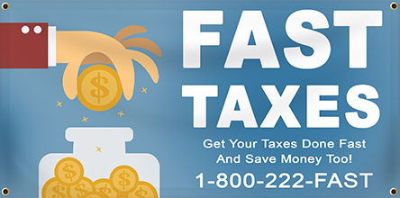 Tax Service Banners from Banners.com