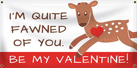 Valentine's Day Banners - Custom Happy Valentine's Day Banners