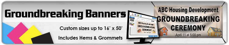 Groundbreaking Ceremony Banners | Signline.com