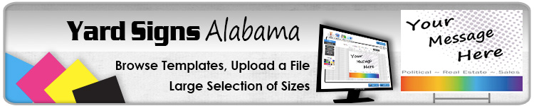 Advertising Yard Signs Alabama- Order Online