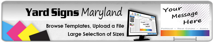 Advertising Yard Signs Maryland- Order Online