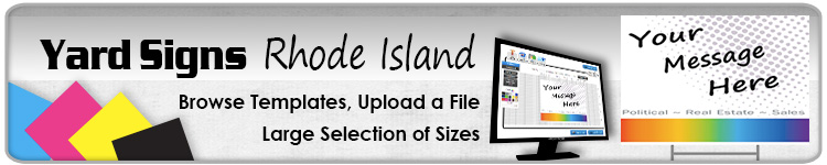 Advertising Yard Signs Rhode Island- Order Online