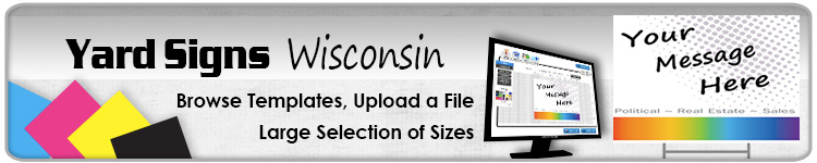 Advertising Yard Signs Wisconsin- Order Online