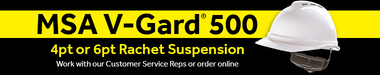 MSA V-Gard 500 Standard Cap | CustomHardHats.com