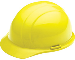 ERB Americana Standard Hi-Viz Yellow Hard Hats | Customhardhats.com