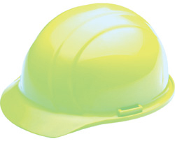 ERB Liberty Standard Hi-Viz Lime Hard Hat | Customhardhats.com