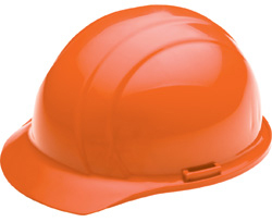 ERB Liberty Standard Hi-Viz Orange Hard Hat | Customhardhats.com