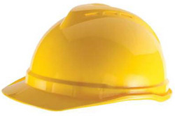 MSA Advance Cap yellow hard hat