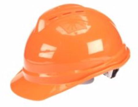 MSA V-Gard 500 Cap hi-viz orange hard hat