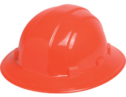 ERB Omega II Full Brim - Hi-Viz Orange | Customhardhats.com