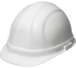 ERB Omega II Standard white hard hat