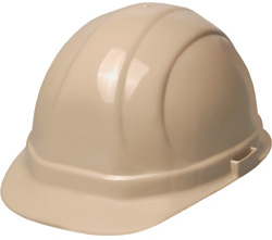 ERB Omega II Standard Beige Hard Hat | Customhardhats.com