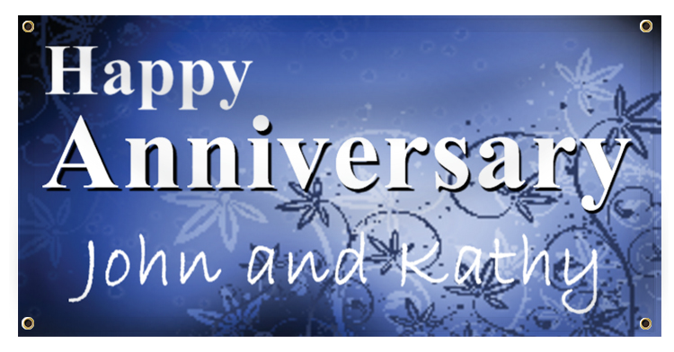 Anniversary Banner Ideas | LawnSigns.com