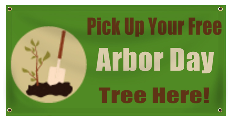 Arbor Day Banner Ideas | LawnSigns.com