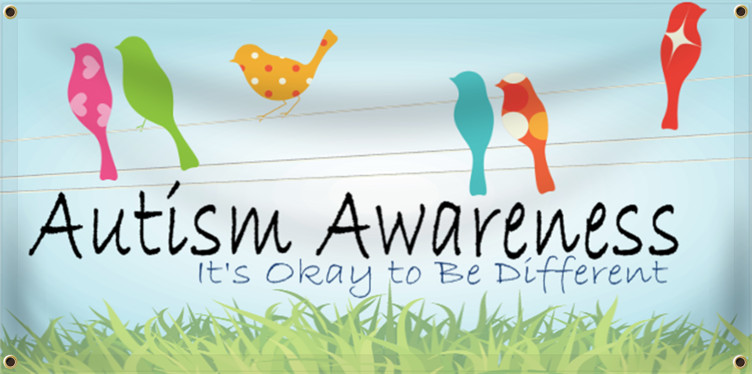 Autism Awareness Banner Idea | LawnSigns.com