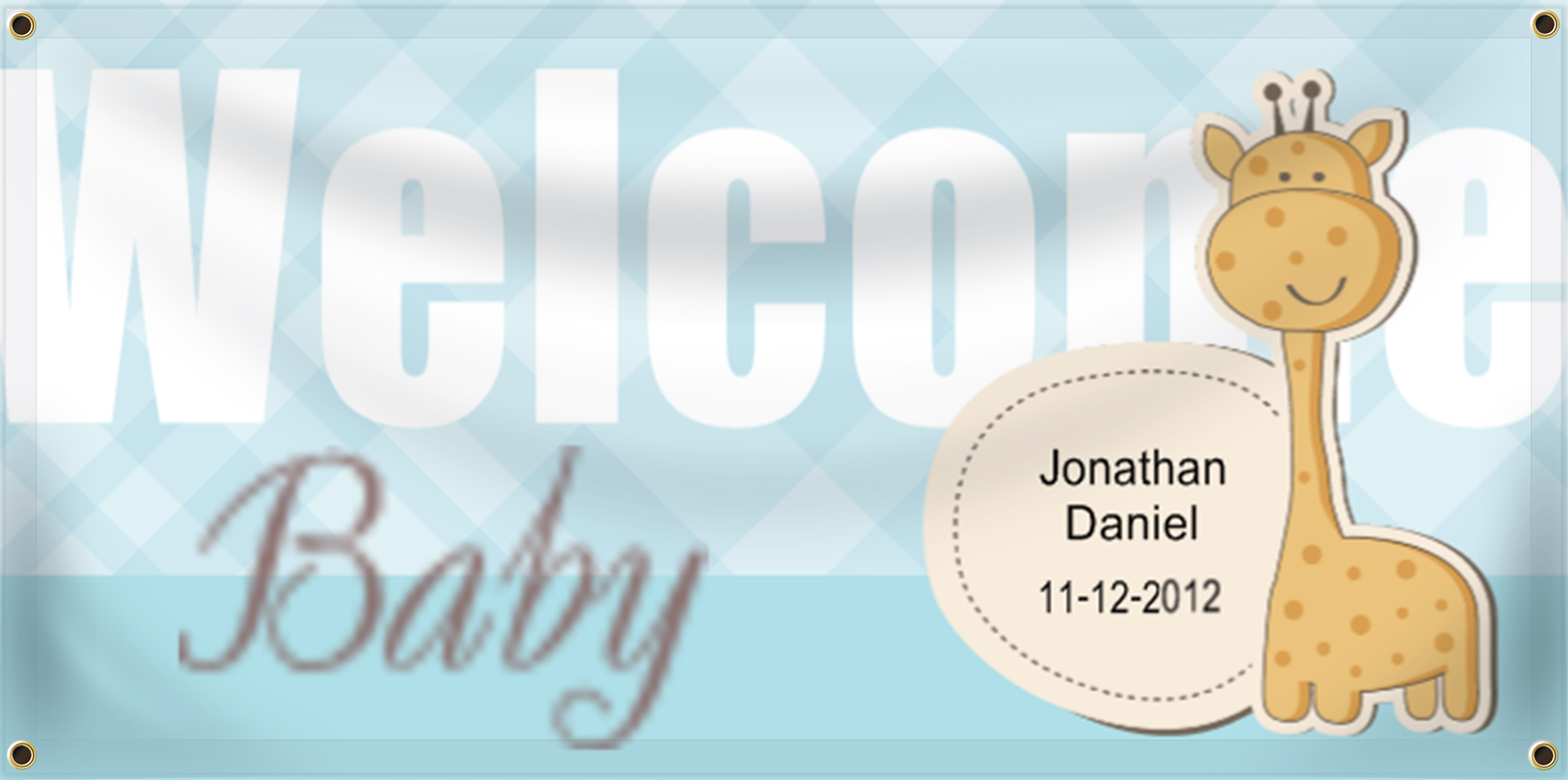 Baby Shower Banner Ideas | LawnSigns.com